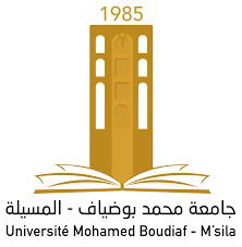 Université Mohamed BOUDIAF - M'Sila