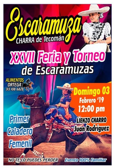 Convocan en Colima a Feria de Escaramuzas y Caladero.