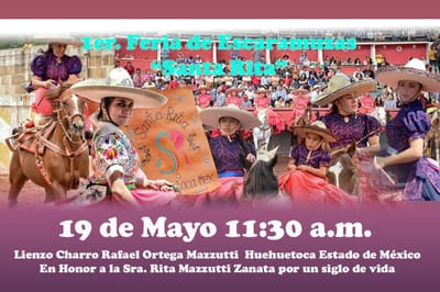 Escaramuza Santa Rita convocan a su 1a. Feria de Escaramuzas