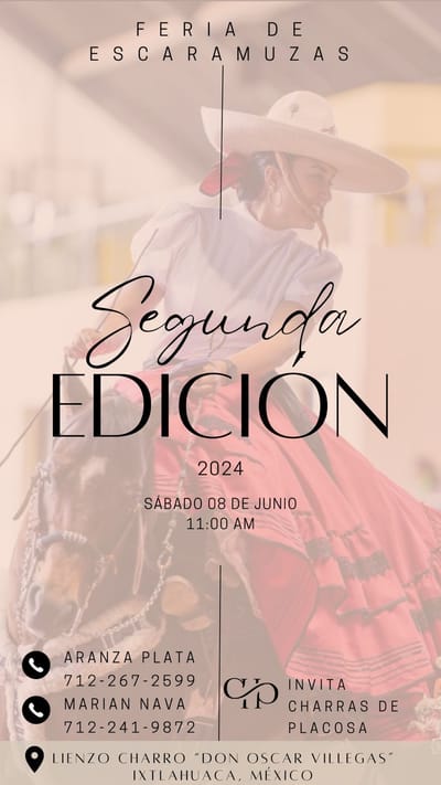 Segunda edición feria de escaramuzas Charra de Placosa