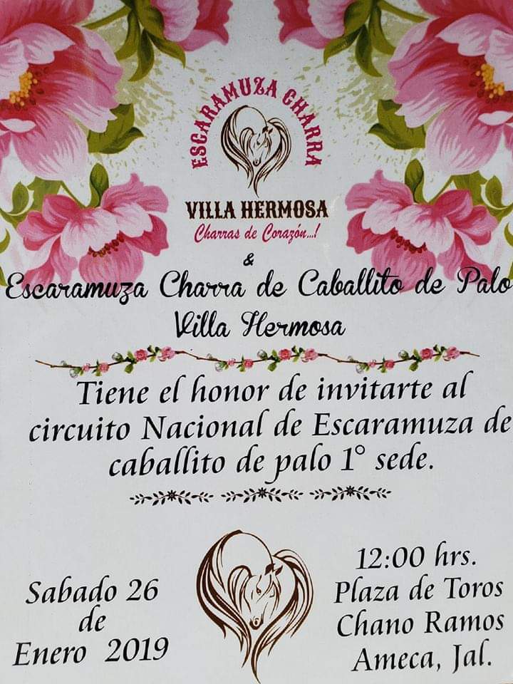 CONVOCATORIA "Circuito Nacional 2019 Caballitos de palo"