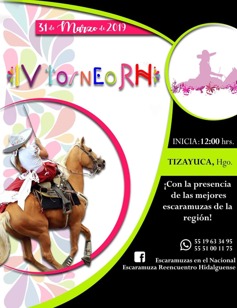 IV Torneo de la Escaramuza Reencuentro Hidalguense.
