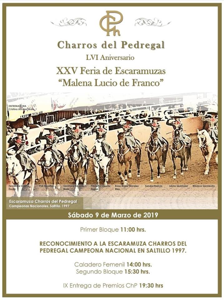 XXV FERIA DE ESCARAMUZAS "MALENA LUCIO DE FRANCO"