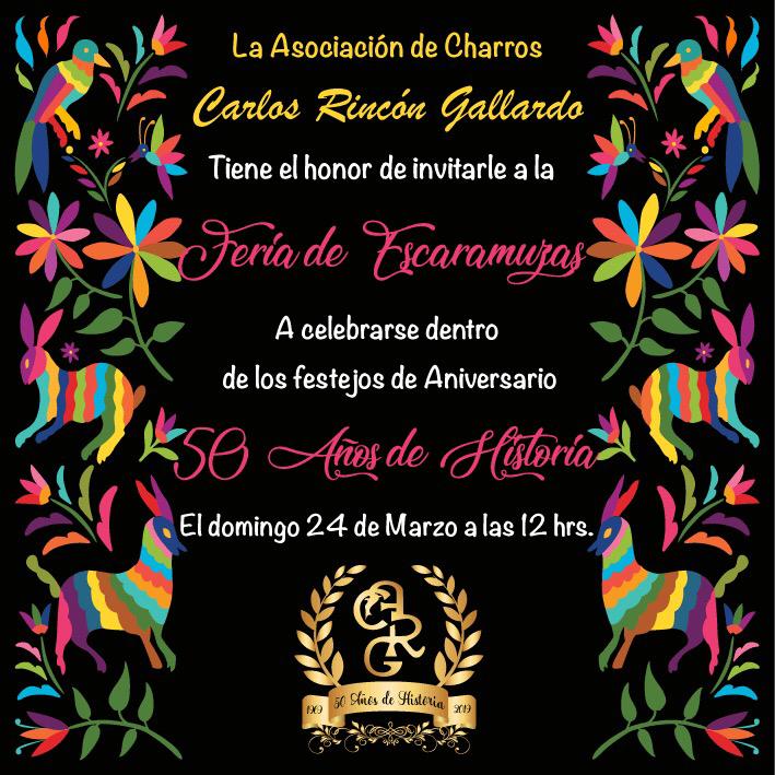 Convocatoria para feria de Escaramuzas en la Rincón Gallardo