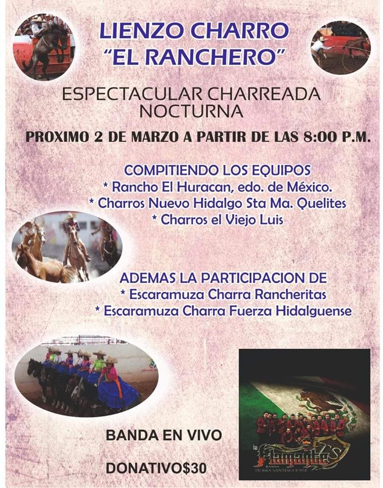 Charreda nocturna a beneficio