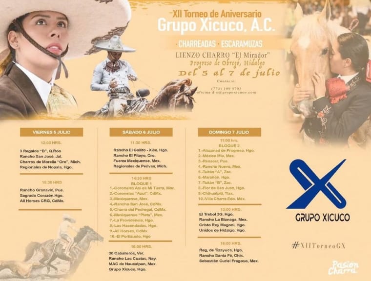Equipos confirmados para el XII Torneo de aniversario del Grupo Xicuco