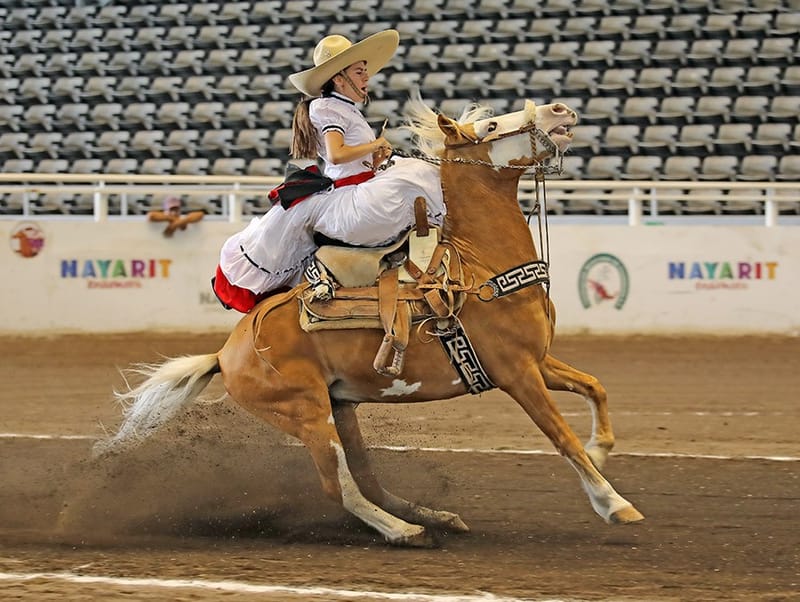 Tabla general de Escaramuzas en el II Campeonato Nacional Mexicano de Charrería