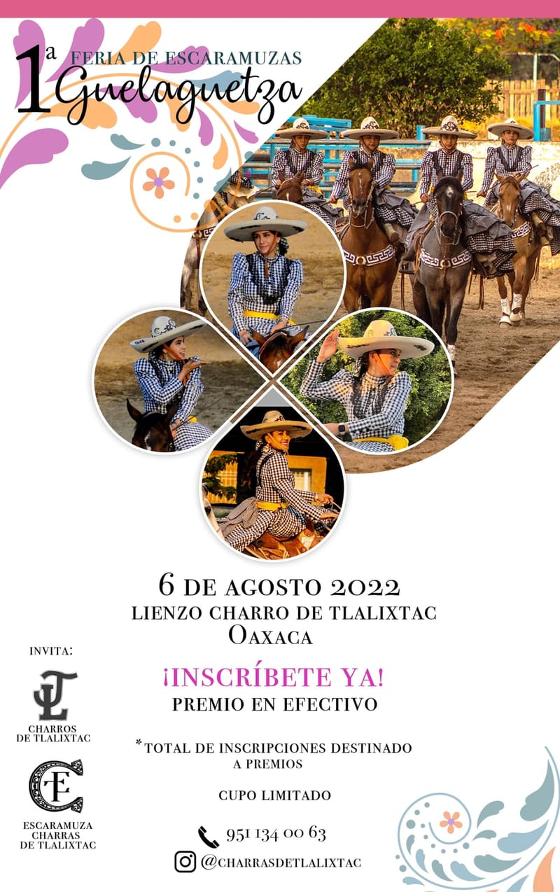Convocatoria 1a. Feria de Escaramuzas Guelaguetza
