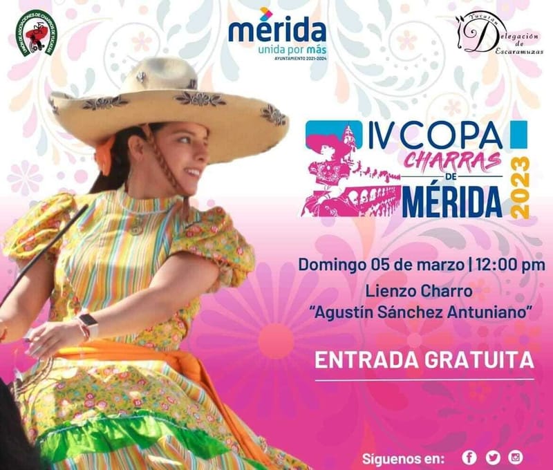 Participantes de la IV copa Charras de Merida