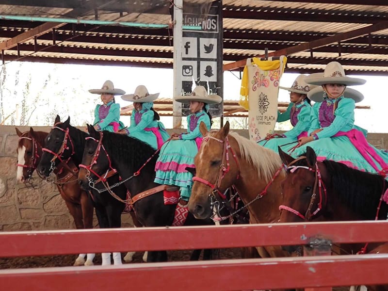 Tabla de resultados del Estatal de Escaramuzas Infantil en Zacatecas