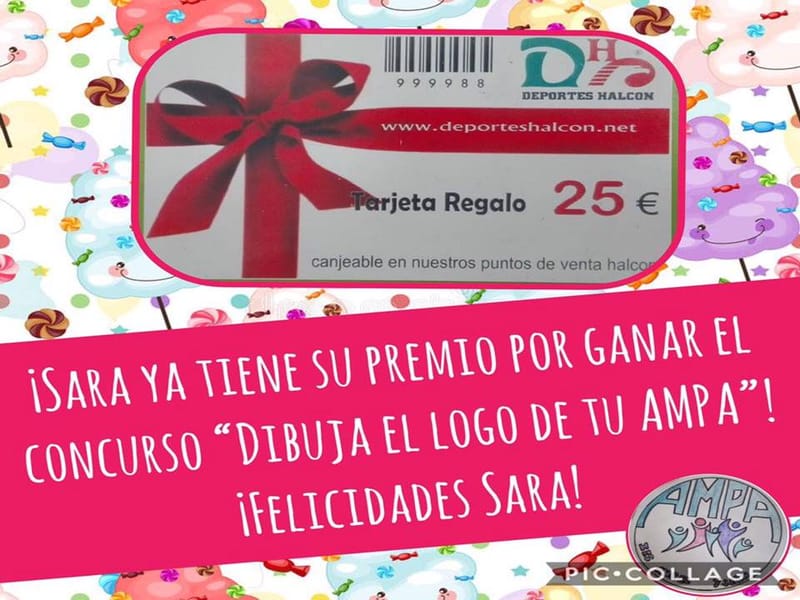 Entregado Premio del Concurso para lograr el LOGO de nuestro AMPA