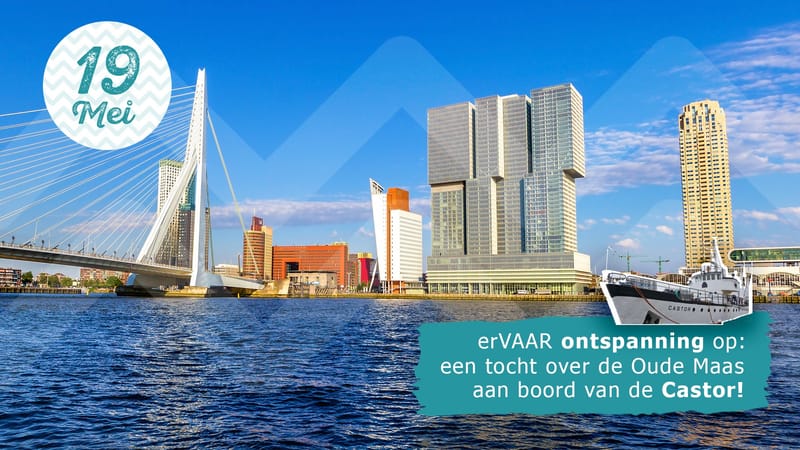 Ontspanning op een tocht over de oude maas