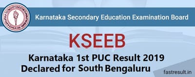 दक्षिण बेंगलुरु के लिए कर्नाटक प्रथम पीयूसी परिणाम 2019 घोषित: यहां देखें