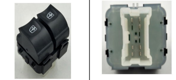 רנו/דצ'יה/ קליאו /קנגו 2 חלונות בסיס לבן 7 פינים