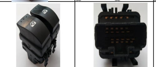 פיקוד רנו מגאן 2/ לגונה/ טרפיק- 10 פינים בסיס שחור- 2 חלונות