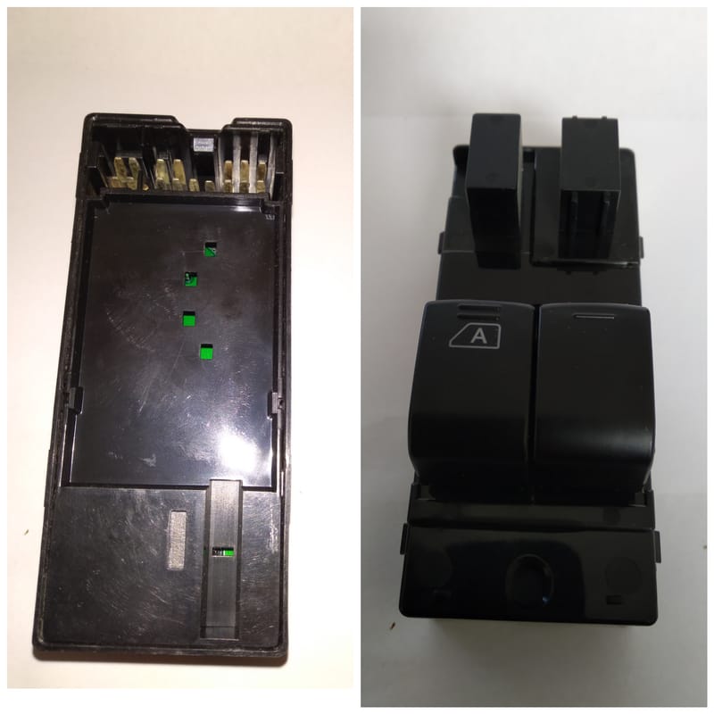 פיקוד חלונות ניסן NV -  שני חלונות