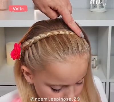 צמה קשת לצד