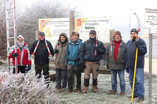 Le froid n'arrête pas les baliseurs