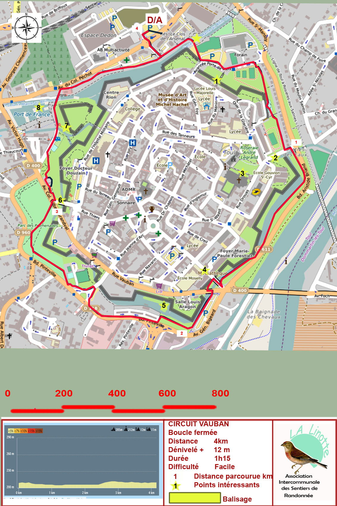 Toul - circuit Vauban