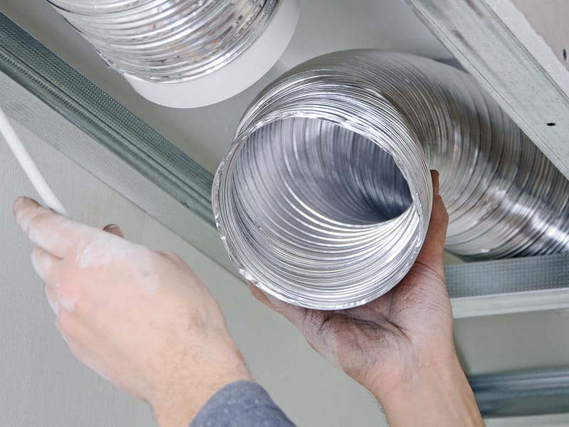 Duct repair/replacement/relocation