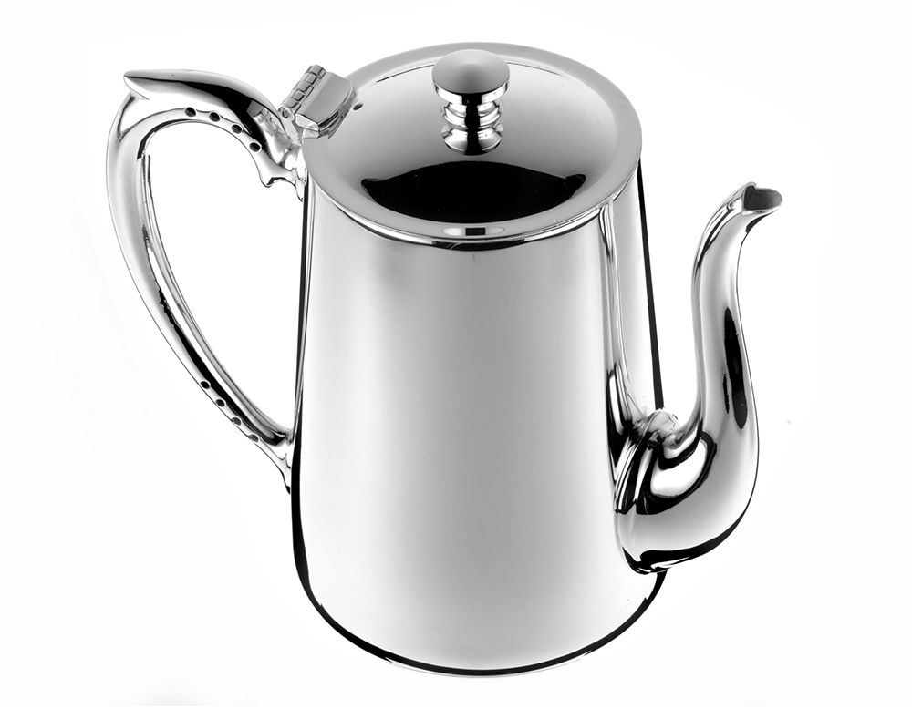 Silver plated coffee pot