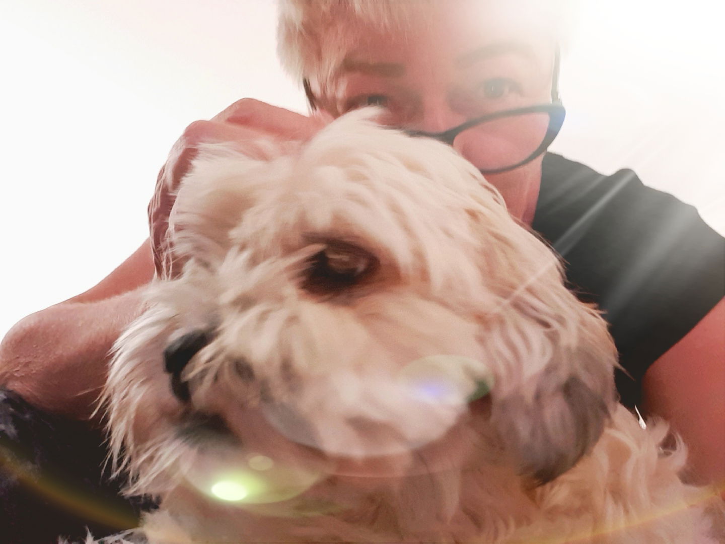 Another selfie with Peaches