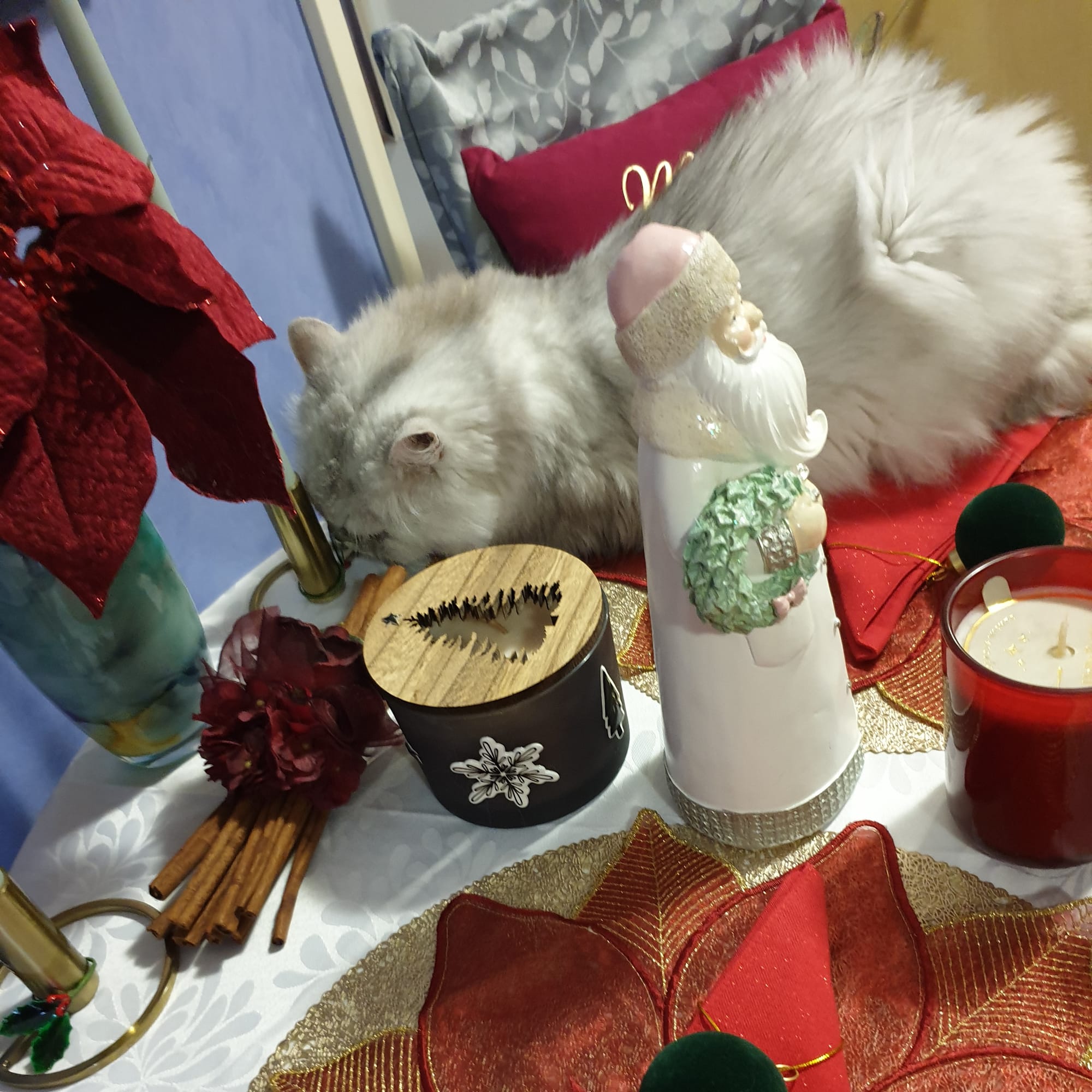 By sniffing the items claims them being his