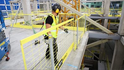Stepping In Or Out Over Safety Edge Protection Systems