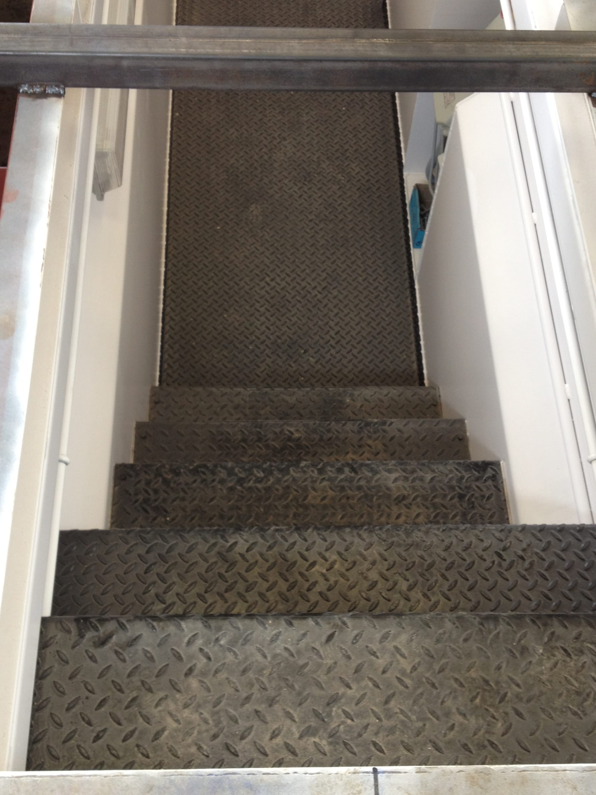 Inspection Pit Walk-in steps for easy access.