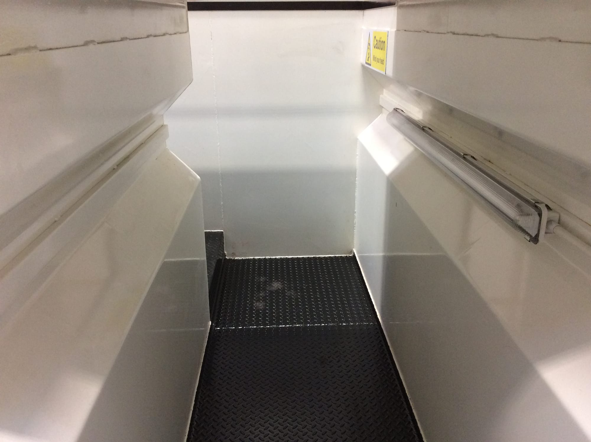 Another view of inspection pit.