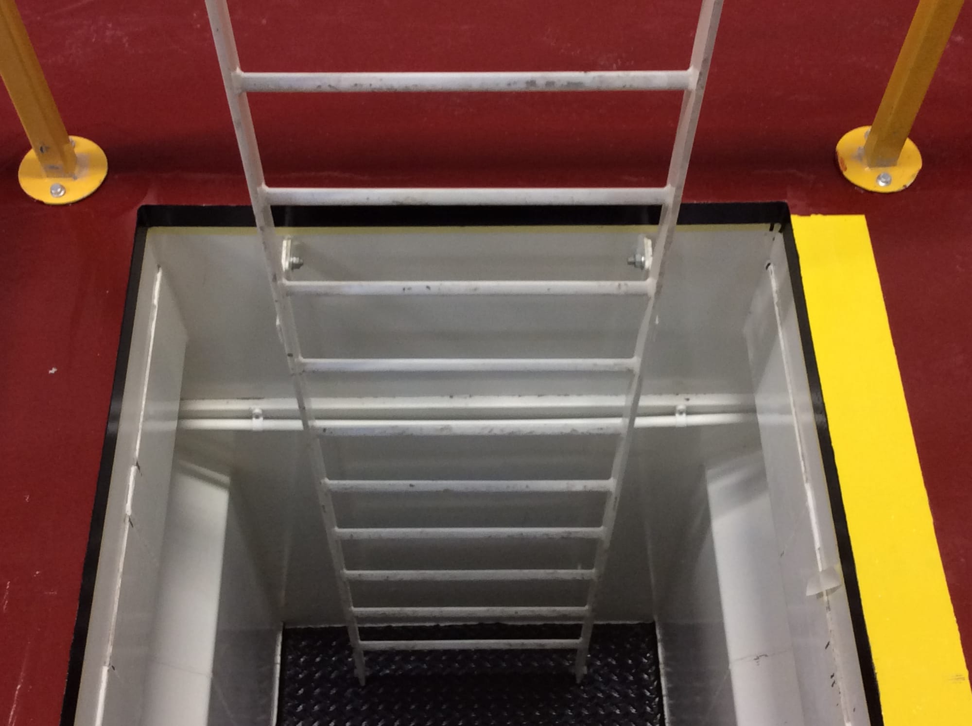 Emergency escape ladders.