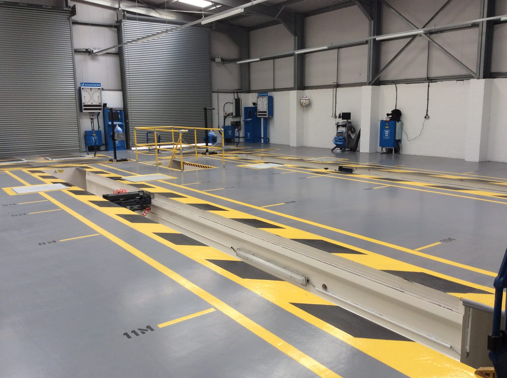 Another view of the finished Test Lanes.