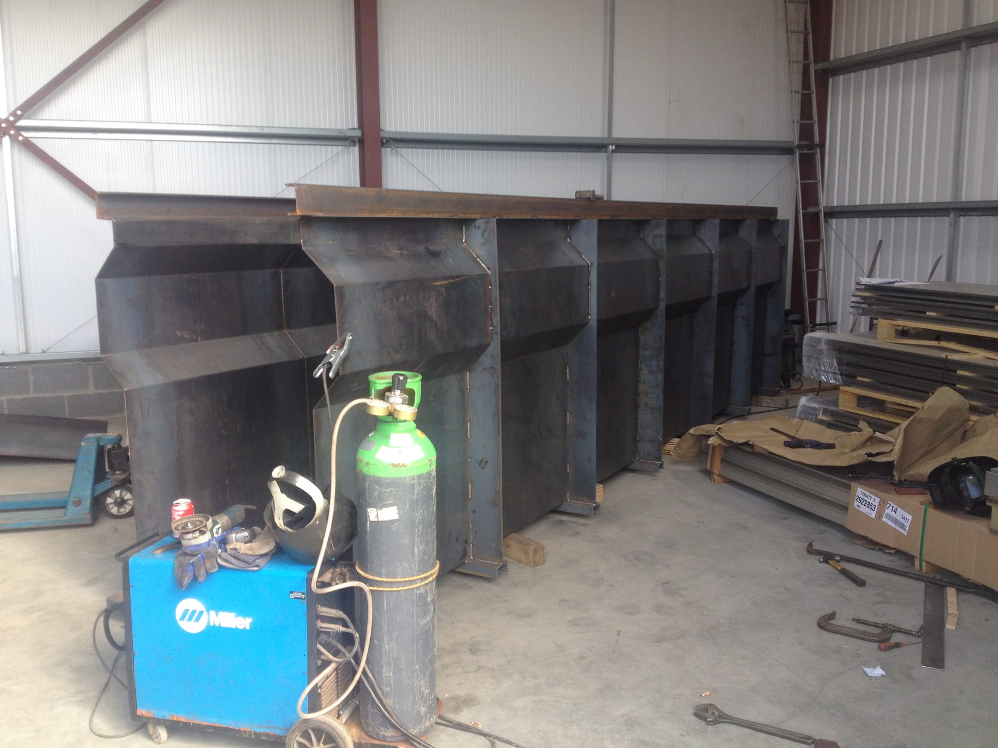 Inspection Pit being Fabricated.