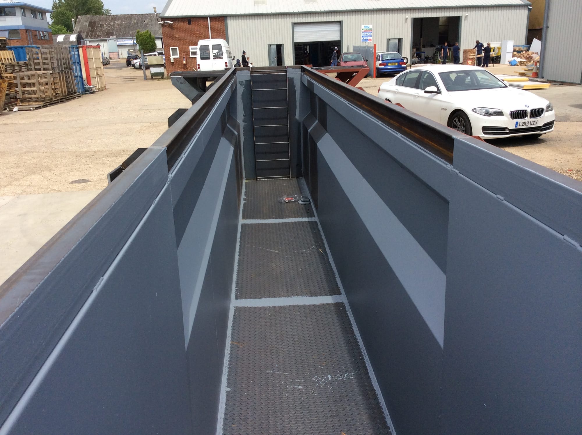 Steps are now installed.