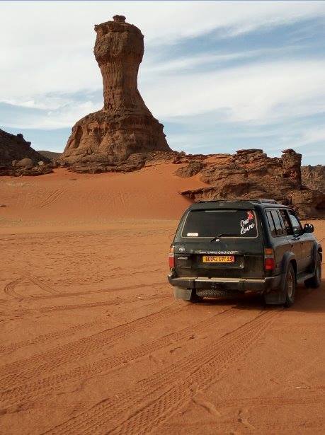 TADRART ROUGE  rando en 4x4