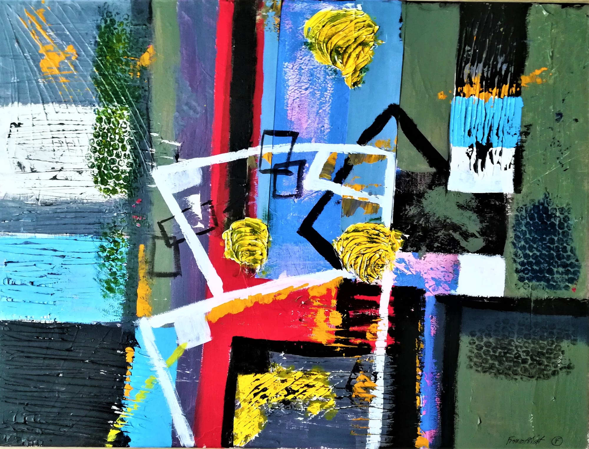 acrylique sur toile 70x50 cm