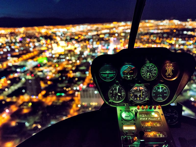 Las Vegas Strip Night Flight Ceremony