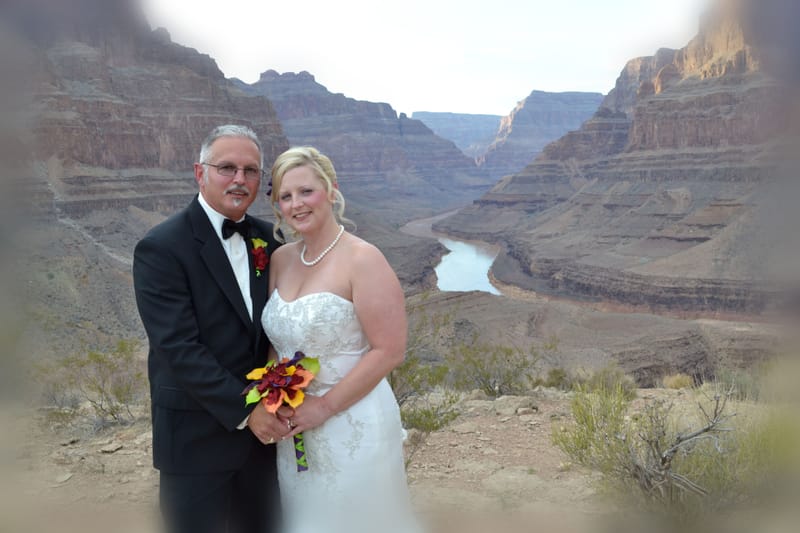 Grand Canyon Floor Landing Helicopter Ceremony