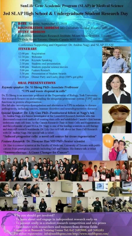 2018-3rd SLAP Research Day for High School and Undergraduate Students