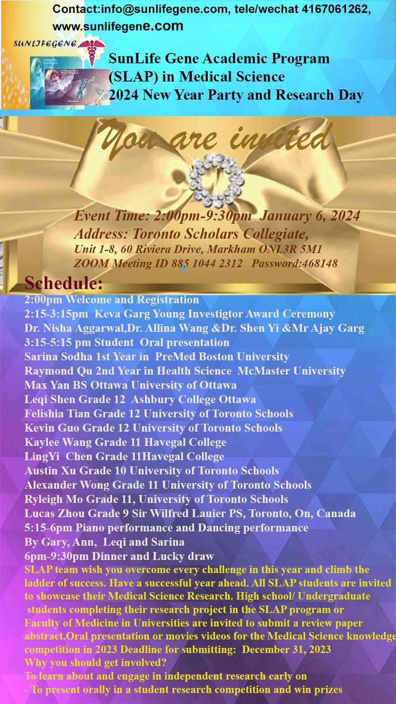 2024 New Year Party with  Medical Science Research