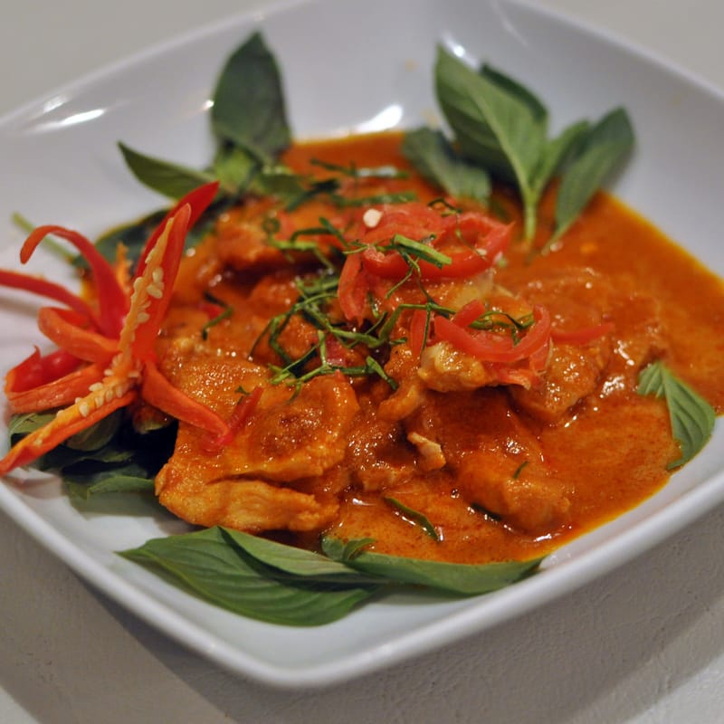 Pranang Curry with Chicken