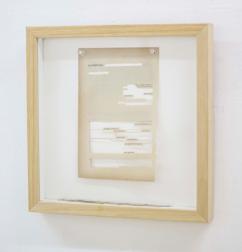 Poemario, Solo show, October 2016