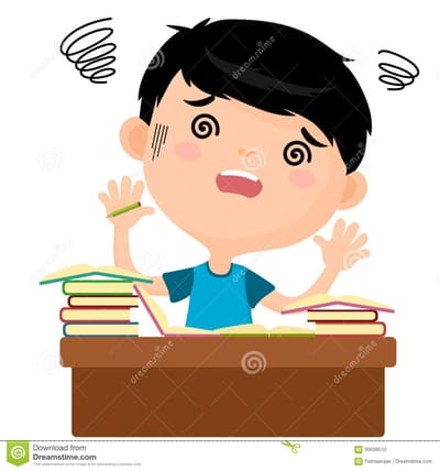 Homework lessons brought to class at Tiffany's