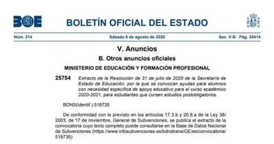 BECAS MEC 2020-2021