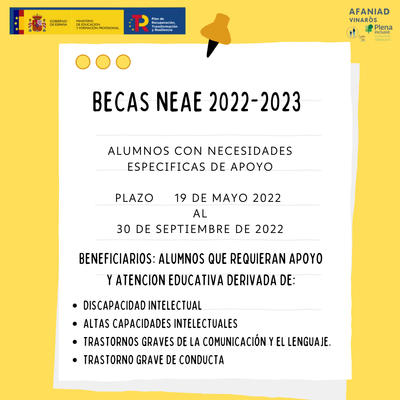 BECAS NEAE 2022-2023