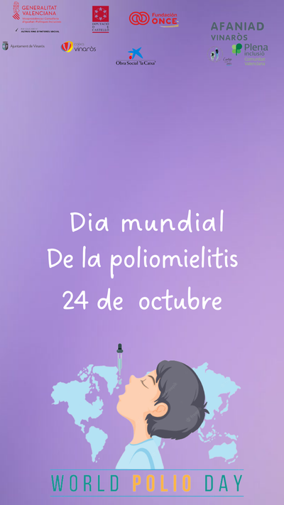 24 de Octubre día Mundial Contra la Polio