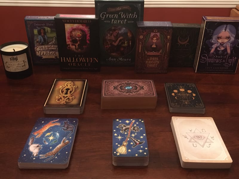 My Favorite Autumn Tarot and Oracle Decks