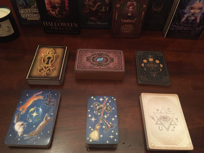 My Favorite Halloween Tarot and Oracle Decks