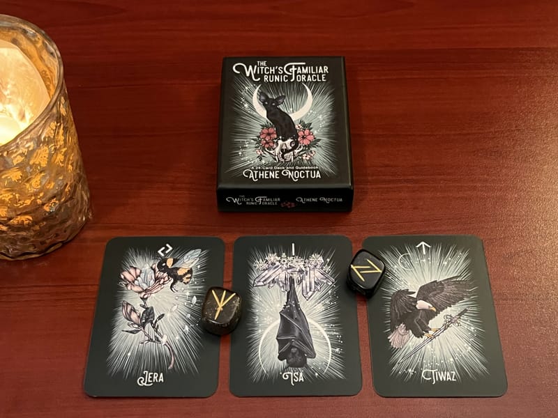 The Witch's Familiar Runic Oracle Deck Review - A Unique Pairing