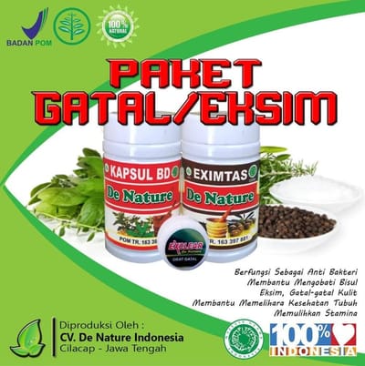manfaat obat gatal de nature kapsul bd dan eximtas